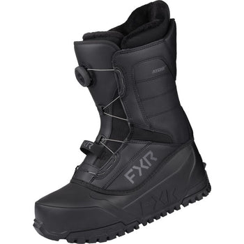 Bottes de Motoneige Transfer BOA Noir Ops incliné de face