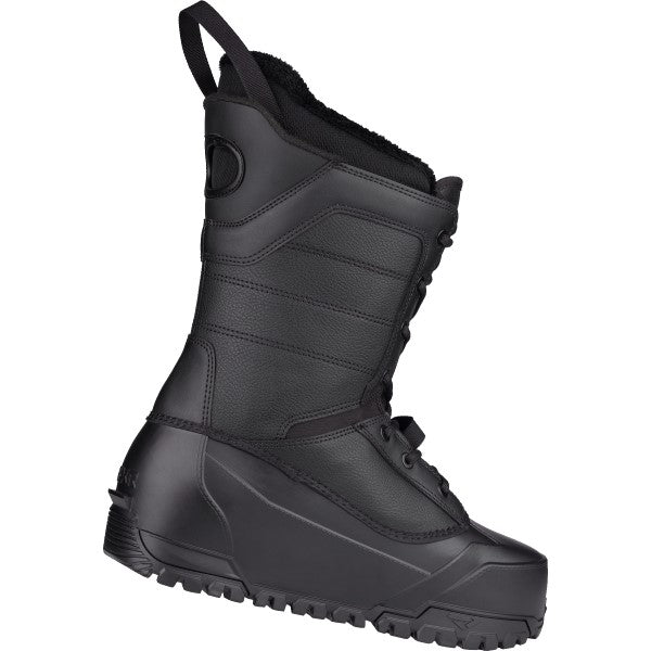 Bottes de Motoneige Transfer Noir Ops incliné de dos