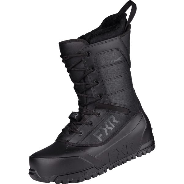 Bottes de Motoneige Transfer Noir Ops incliné de face