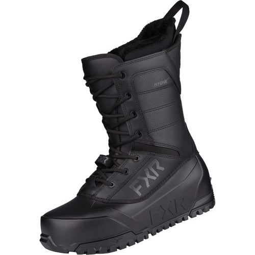 Bottes de Motoneige Transfer Noir Ops incliné de face