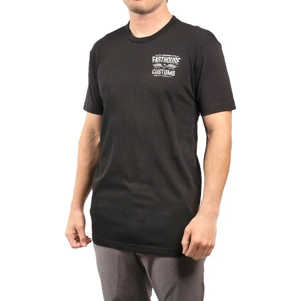 T-Shirt Tremor Noir/Blanc essayage de face