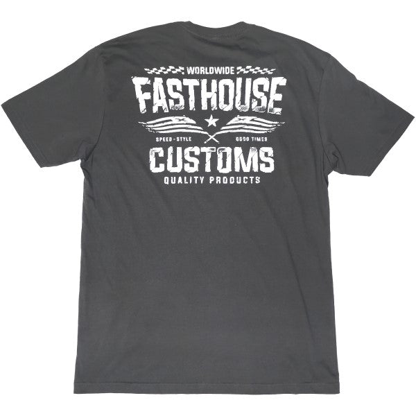 T-Shirt Tremor Gris/Blanc de dos