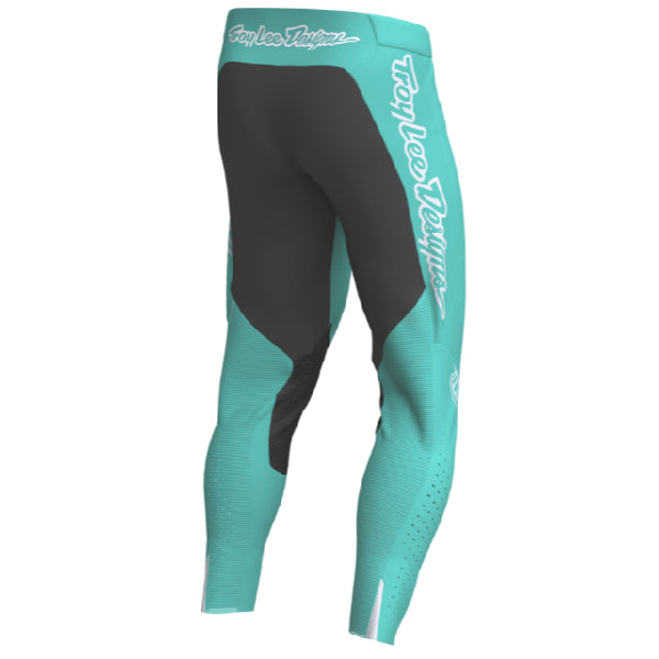 Pantalon de Motocross SE Pro Solo Turquoise, Dos