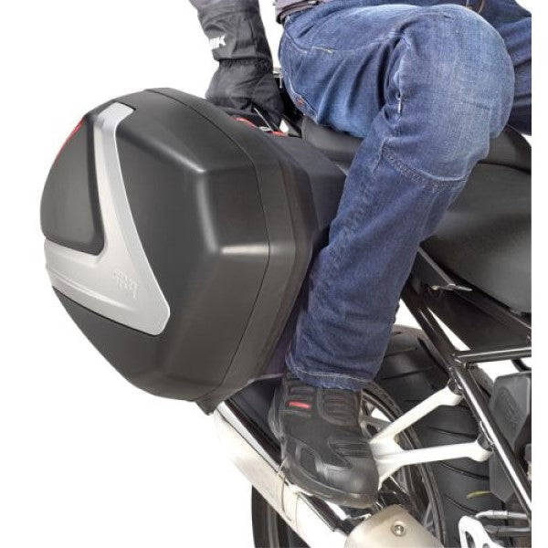 Paire de Valises latérales de Moto V37 Monokey Side Noir/Argent