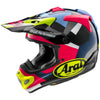 Casque de Motocross VX-PRO4 Graphique Multicolore incliné de droite