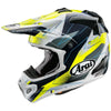 Casque de Motocross VX-PRO4 Graphique Jaune incliné de droite