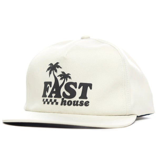 Casquette Vacay/fasthouse/beige noir  de face