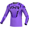 Chandail de Motocross Vapor Air Junior Mauve/Noir incliné de face