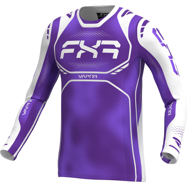 Chandail de Motocross Vapor MX 26.5 Mauve/Blanc, de face