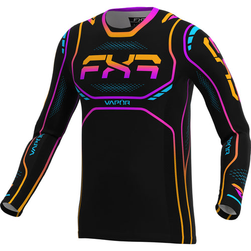 Chandail de Motocross Vapor MX 26.5 Junior Noir/Mauve, de face
