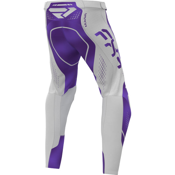 Pantalon de Motocross Vapor MX 26.5 Mauve/Blanc, de dos
