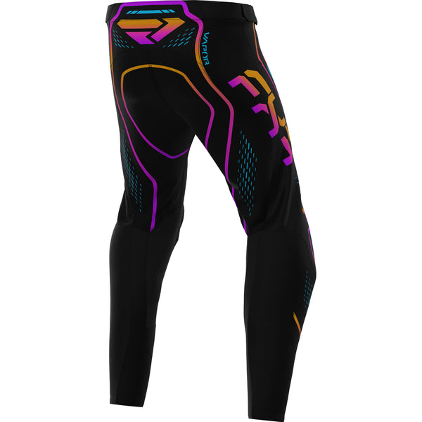 Pantalon de Motocross Vapor MX 26.5 Noir/Mauve, de dos