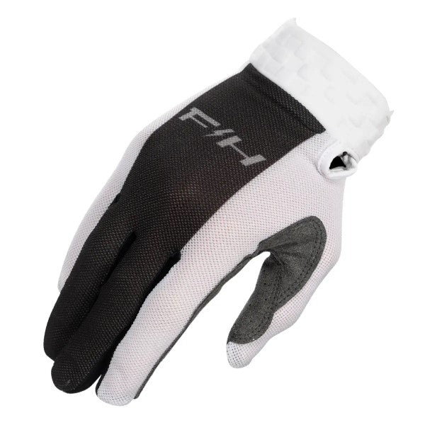 Gants de Motocross Vapor Rea/Fasthouse/blanc noir/droit