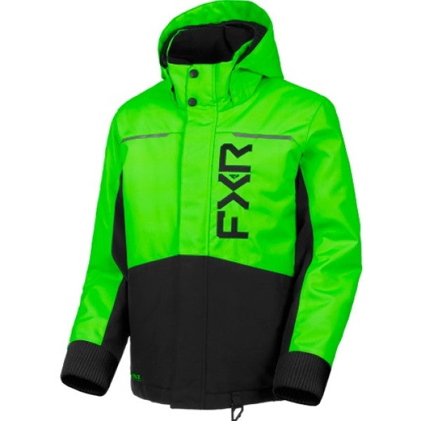 Manteau de Motoneige Kicker Enfant  Noir/Vert