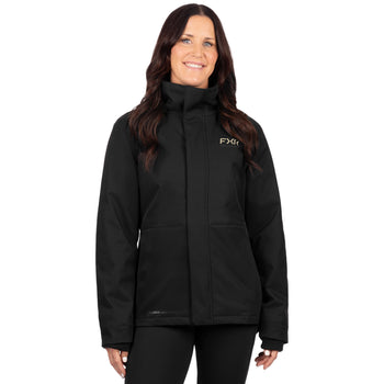 Manteau Ascend Femme Noir, de face