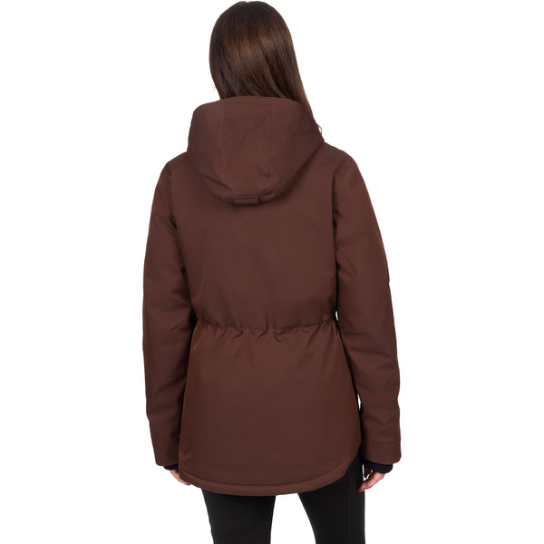 Manteau Ascend Femme Brun, de dos