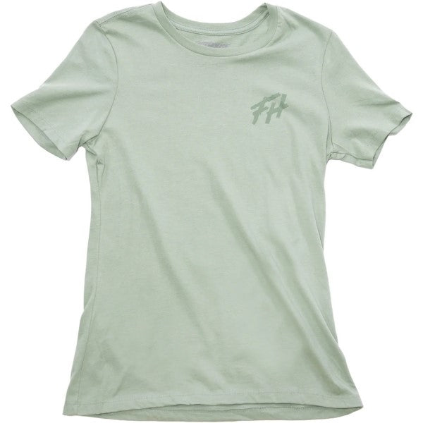 T-Shirt WFF Femme Vert de face