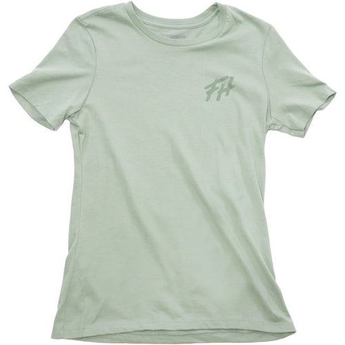 T-Shirt WFF Femme Vert de face