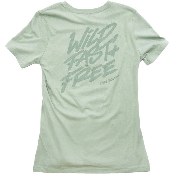 T-Shirt WFF Femme Vert de dos