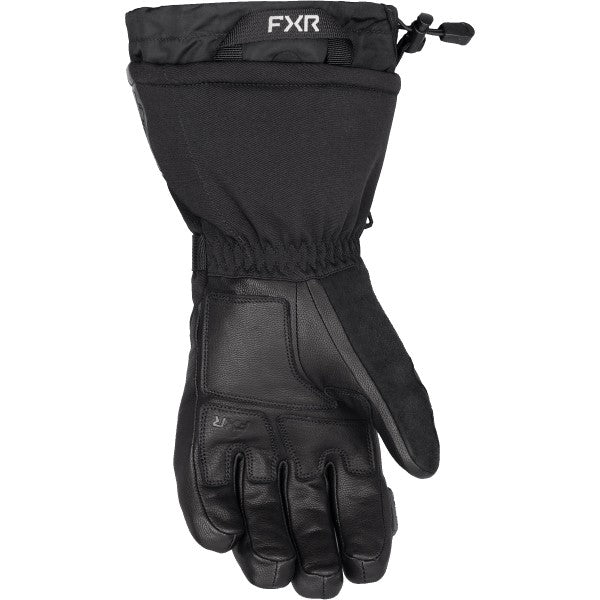 Gants de Motoneige Fusion Femme Noir Ops côté paume