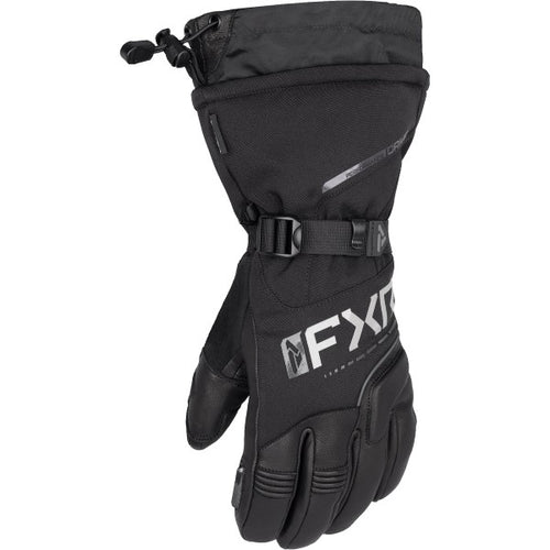 Gants de Motoneige Fusion Femme Noir Ops côté jointures