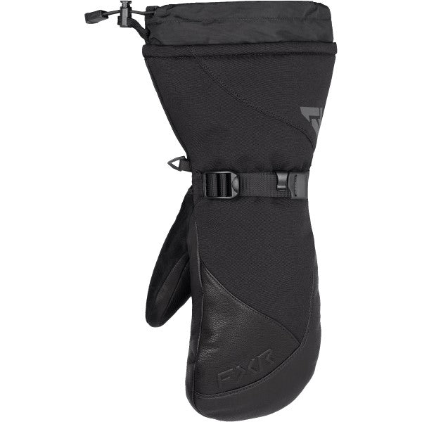 Mitaines de Motoneige Combat Hybride Femme Noir Ops côté jointures