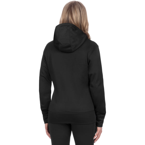 Coton Ouaté Hydrogen Tech Femme Noir/Rouge, de dos