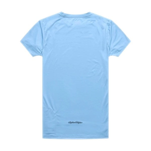 Chandail de vélo Lilium Pro Mono Manches Courtes Femme/Troy lee/ bleu clair de dos