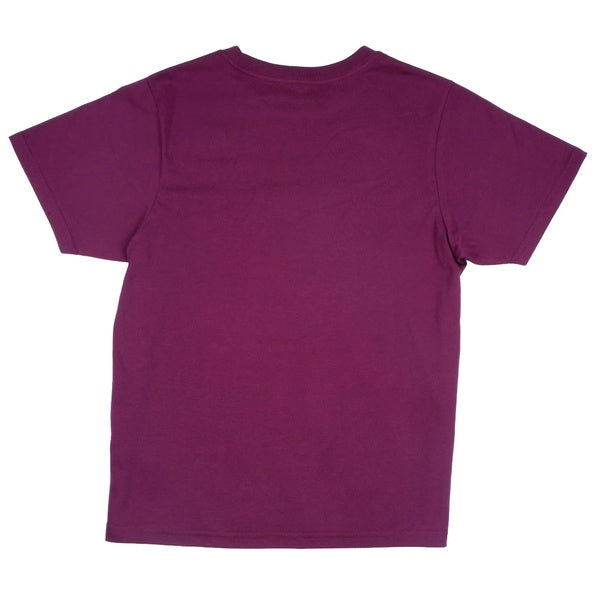 T-Shirt Happy Dayz Femme Bordeaux de dos