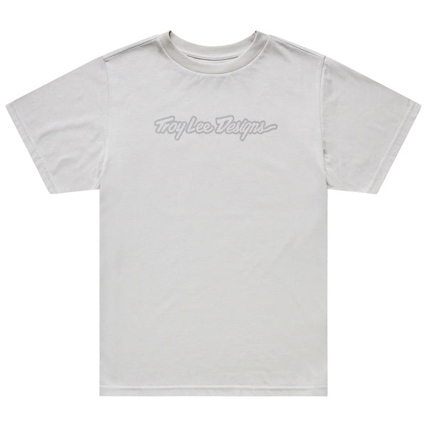 T-Shirt Signature Femme Gris Clair de face