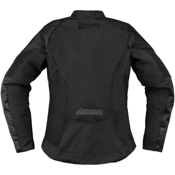Manteau de Moto Overlord 3 Femme Icon noir, de dos