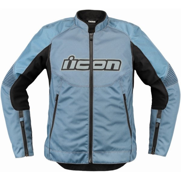 Manteau de Moto Overlord 3 Femme Icon bleu, de face