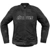 Manteau de Moto Overlord 3 Mesh Femme Icon noir, de face