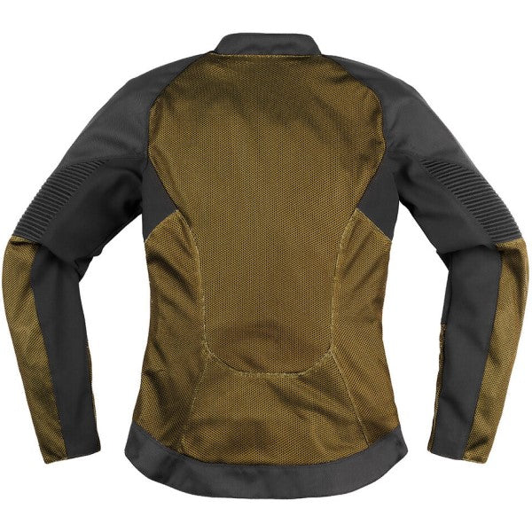Manteau de Moto Overlord 3 Mesh Femme Icon vert, de dos