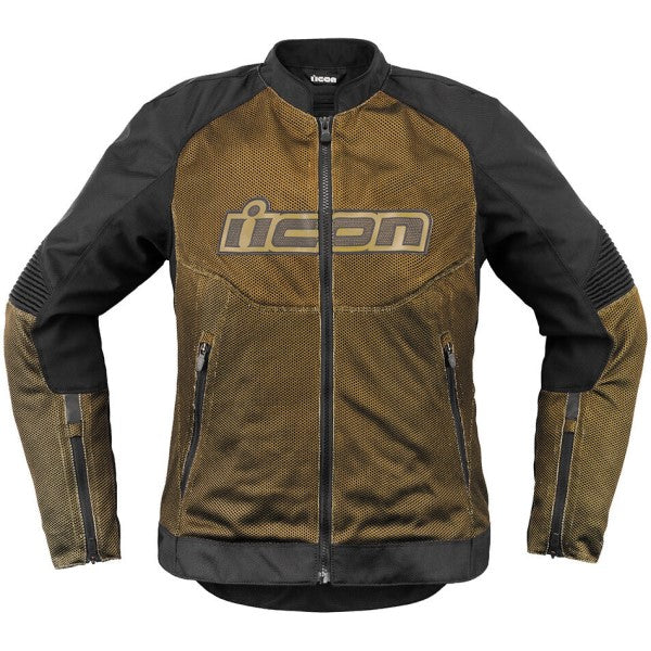 Manteau de Moto Overlord 3 Mesh Femme Icon vert, de face