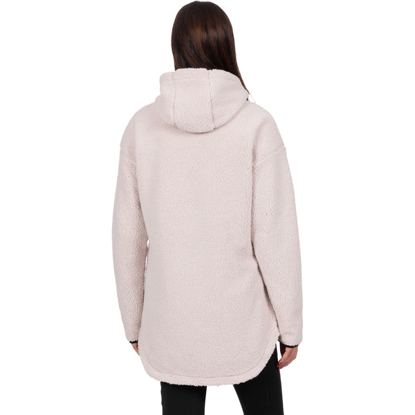Manteau Sapphire Sherpa Femme Sable, de dos