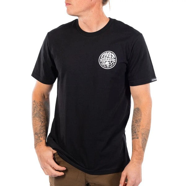 T-Shirt Waxed/Fasthouse/noir de face