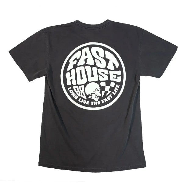 T-Shirt Waxed/Fasthouse/noir de dos