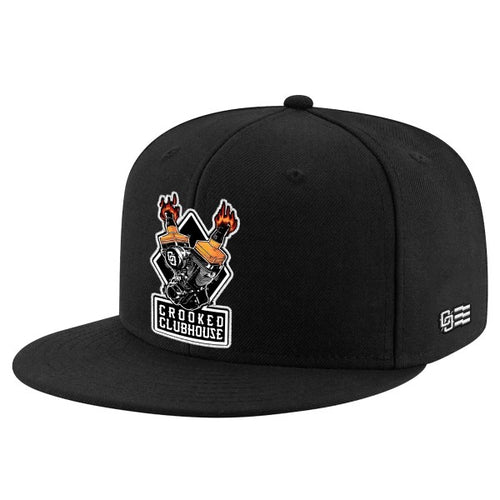 Casquette Whiskey Burn Noir Devant