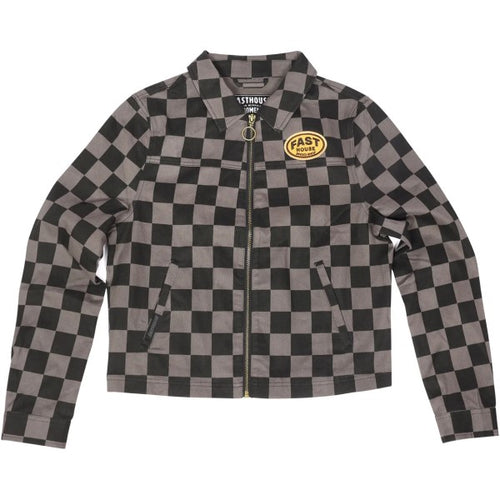 Manteau Daisy Femme Noir/Gris de face