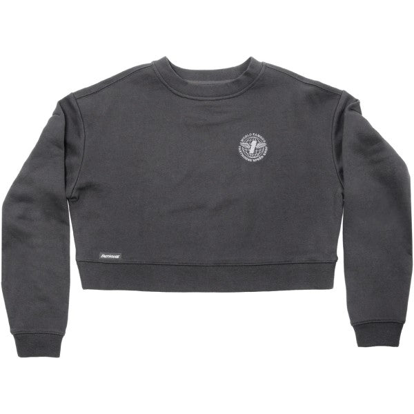 Chandail Ras du Cou Court Renown Femme Noir de face