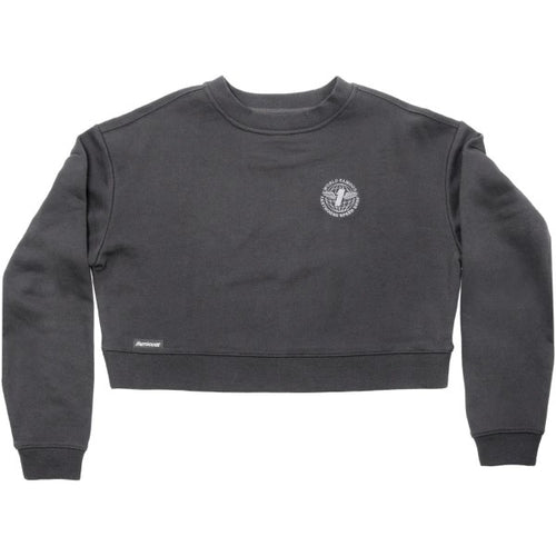 Chandail Ras du Cou Court Renown Femme Noir de face