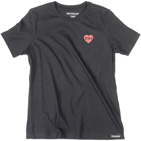 T-Shirt Stardom Femme Noir/Rose de face