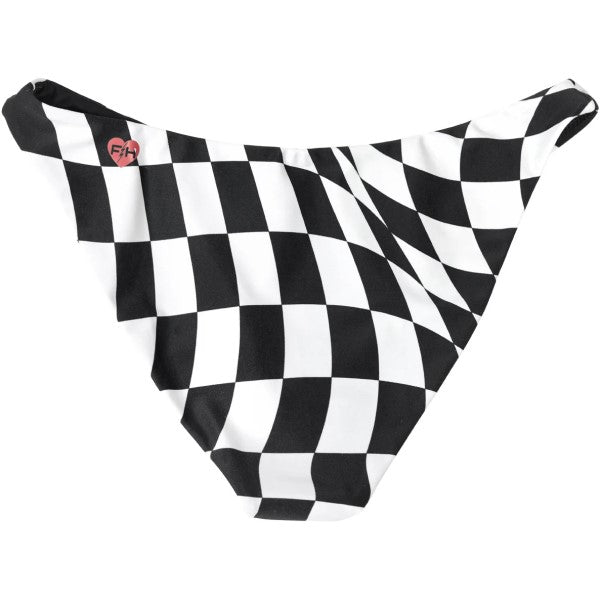 Bikini 2 pièces Trip Femme Arrière Noir/Blanc de face