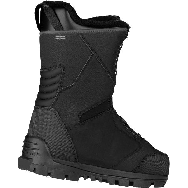 Bottes de Motoneige X-Cross Pro BOA Noir/Gris incliné de dos