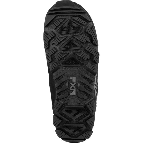 Bottes de Motoneige X-Cross Pro BOA Noir/Gris de dessous