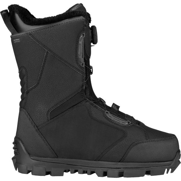 Bottes de Motoneige X-Cross Pro BOA Noir/Gris de gauche