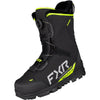 Bottes de Motoneige X-Cross Pro BOA Noir/Jaune incliné de face