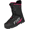 Bottes de Motoneige X-Cross Pro BOA Noir/Rose incliné de face
