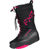 Bottes de Motoneige X-Plore FXR rose et noir incliné de face
